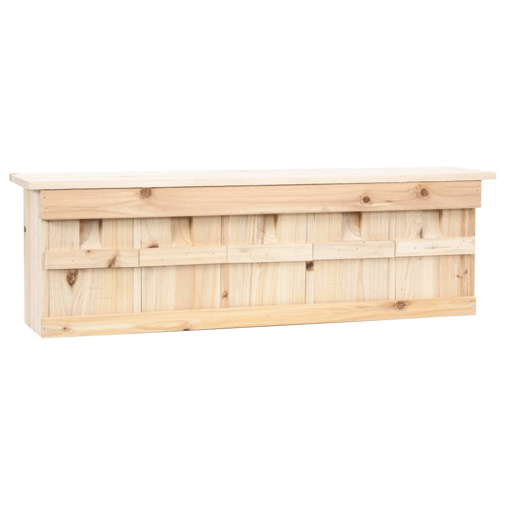 Maison pour moineau avec 5 chambres 68x15x21 cm Bois de sapin