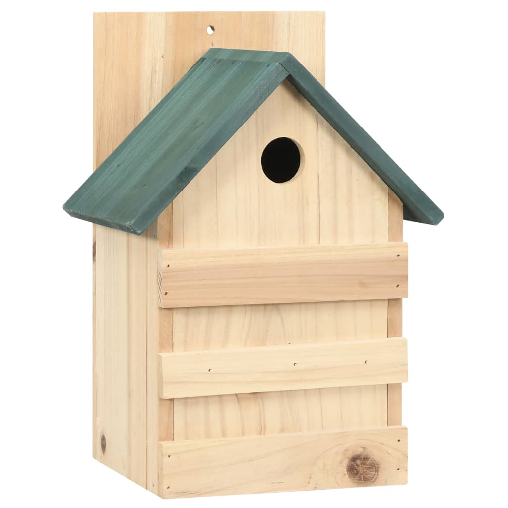 Nichoirs 4 pcs 23x19x33 cm Bois de sapin