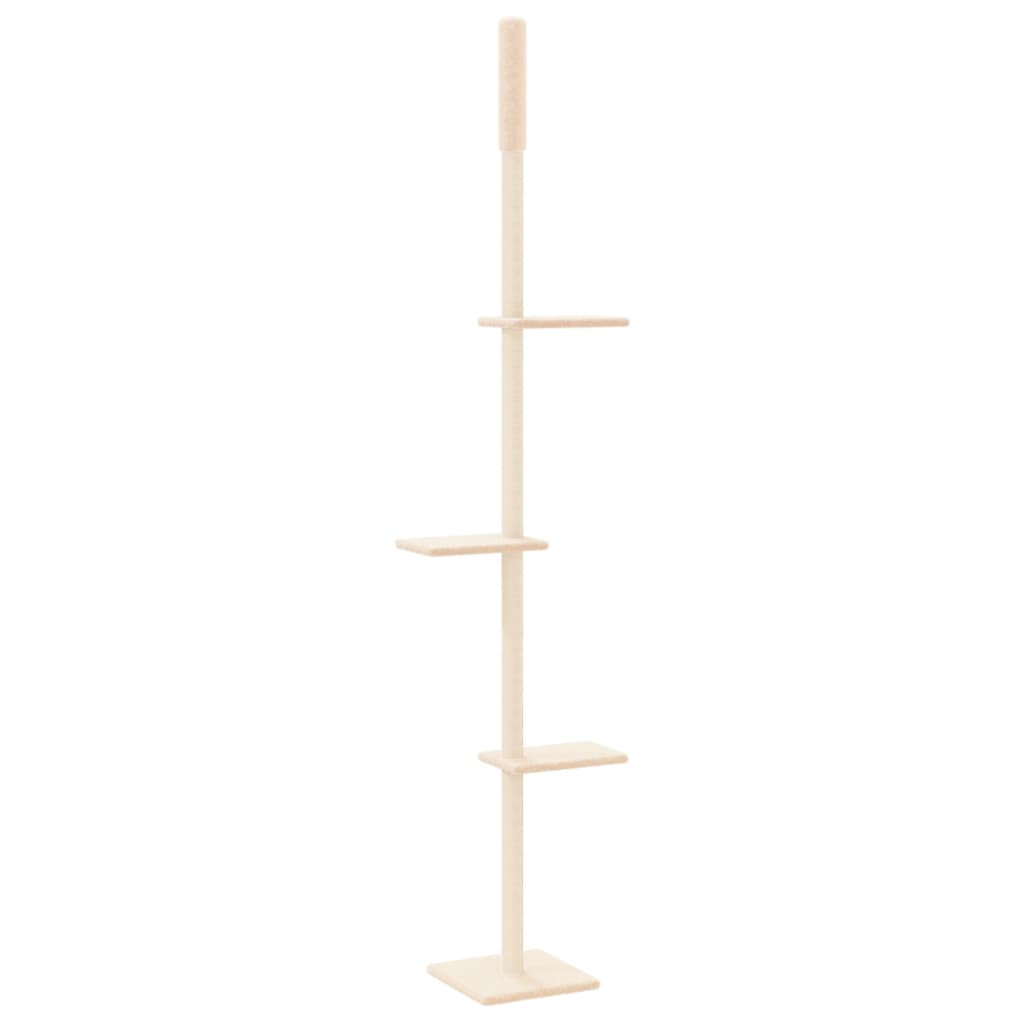 Arbre à chat du sol au plafond Crème 267,5-297,5 cm