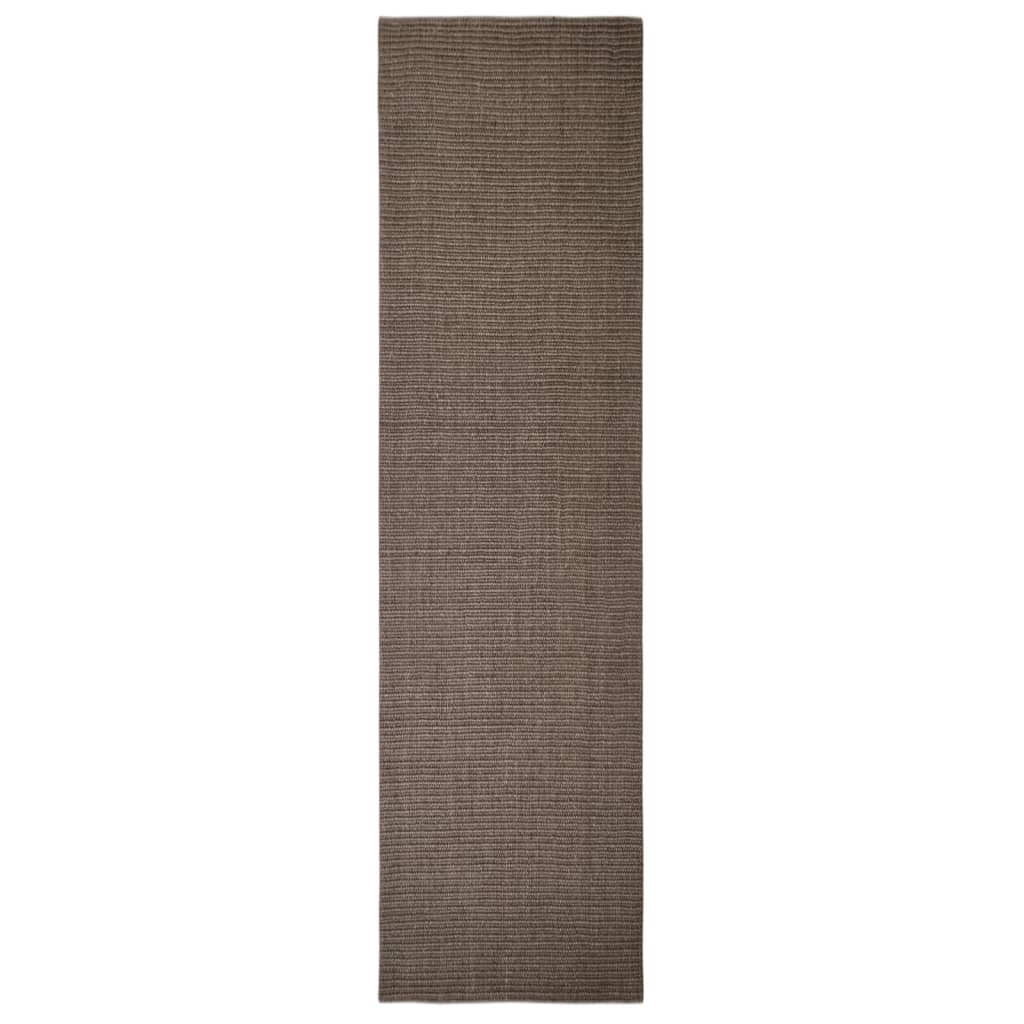 Tapis en sisal pour griffoir marron 66 x 250 cm