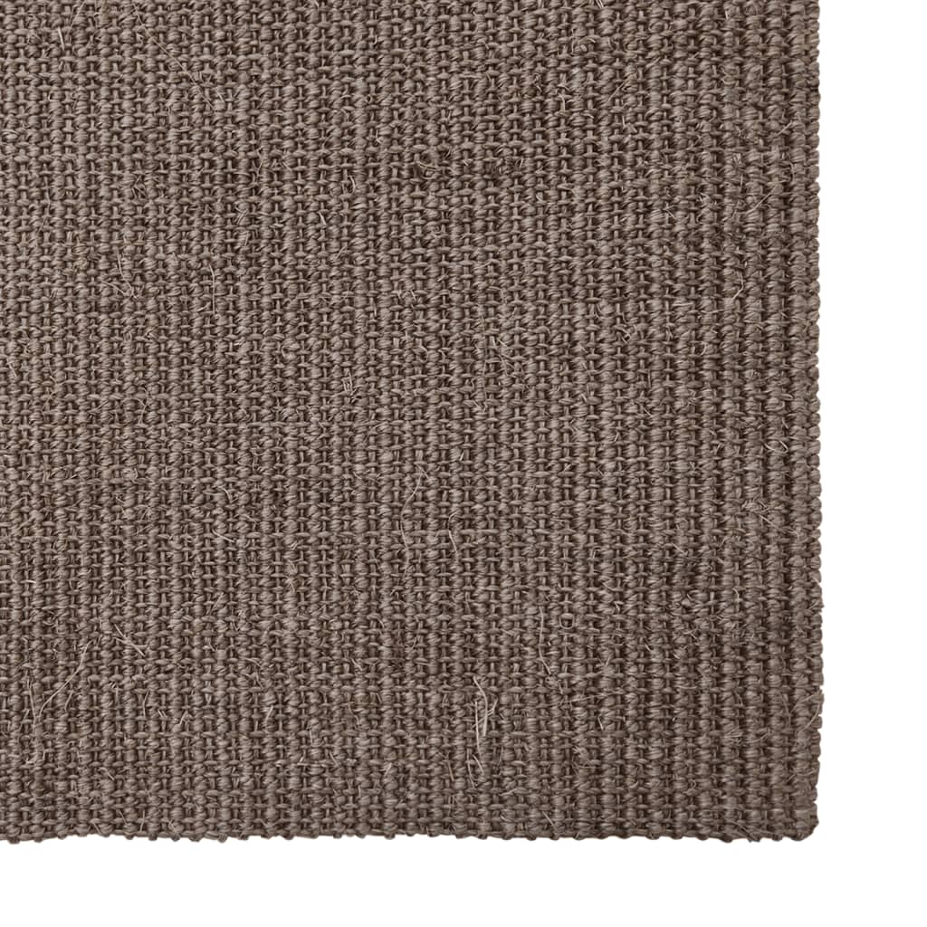 Tapis en sisal pour griffoir marron 66 x 250 cm