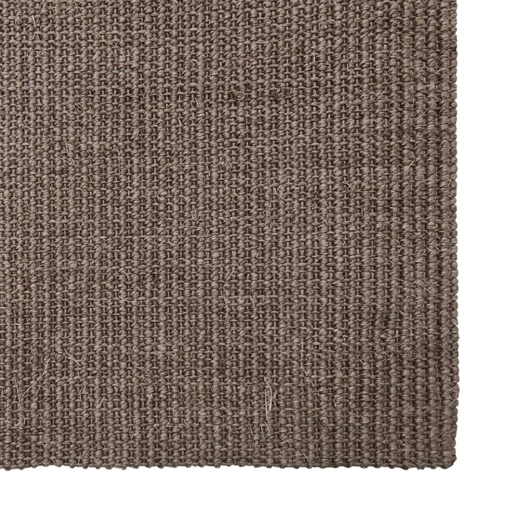 Tapis en sisal pour griffoir marron 80x250 cm