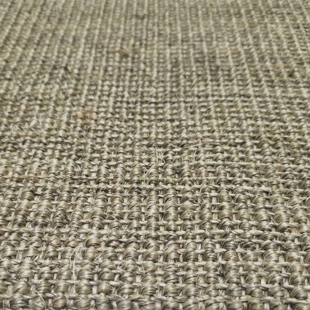 Tapis en sisal pour griffoir taupe 66x250 cm