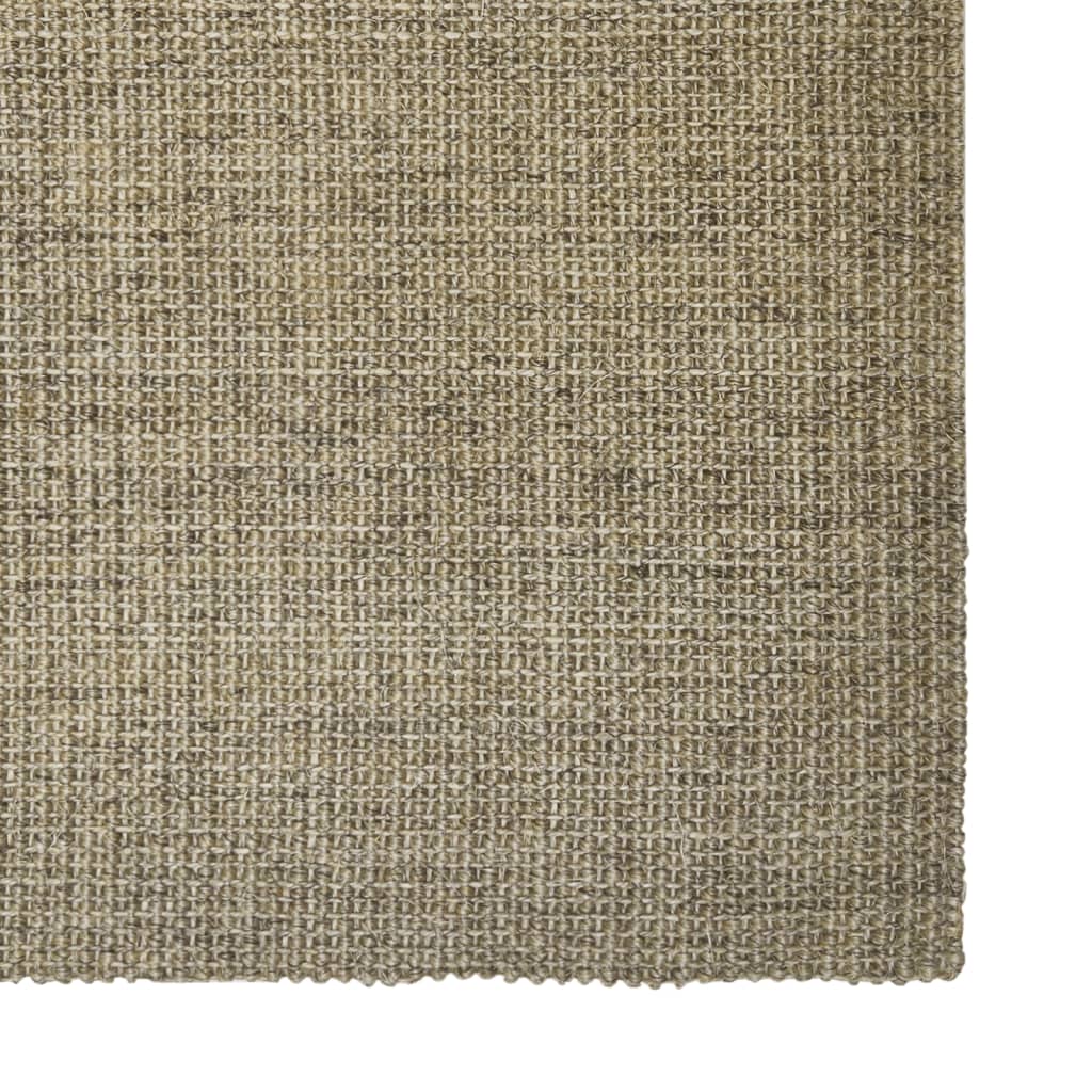 Tapis en sisal pour griffoir taupe 66x300 cm