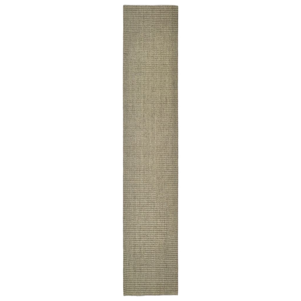 Tapis en sisal pour griffoir taupe 66x350 cm