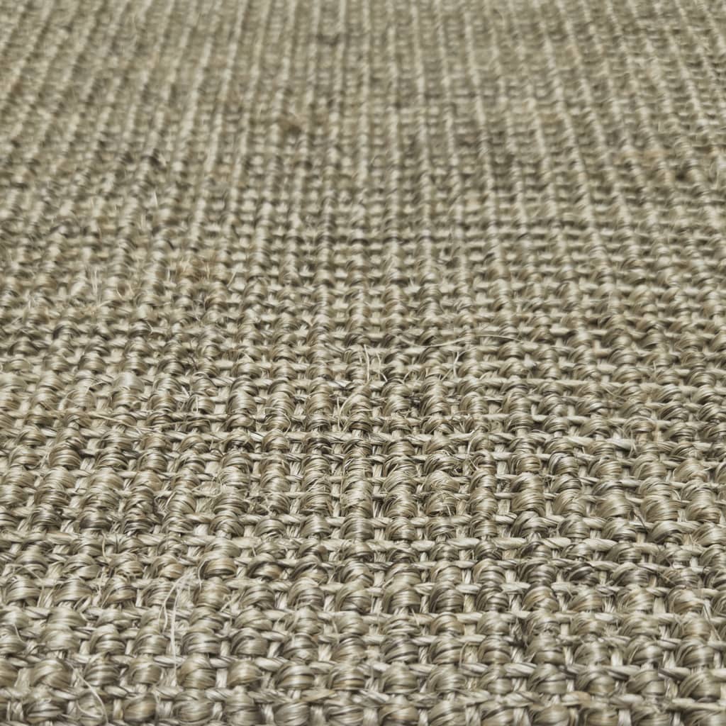 Tapis en sisal pour griffoir taupe 80x250 cm