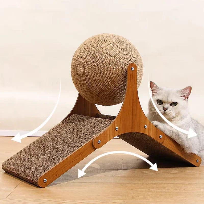 Cat Claw Plate Cat Toy Cat Claw Ball Arched Sisal Hemp Vertical Cat Claw Post Grinding Artifact Scratch Resista Cat Shelf - Animalerie en ligne Kat-Shop