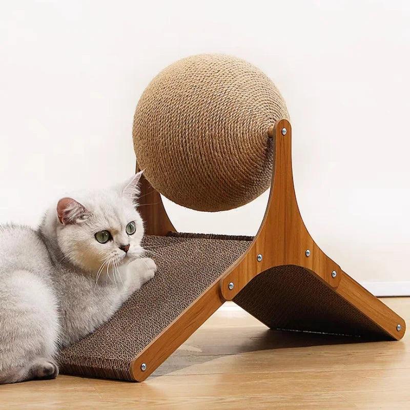 Cat Claw Plate Cat Toy Cat Claw Ball Arched Sisal Hemp Vertical Cat Claw Post Grinding Artifact Scratch Resista Cat Shelf - Animalerie en ligne Kat-Shop