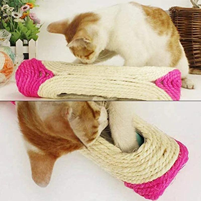 Cat Toys Scratcher Rolling Tunnel Sisal Ball Trapped With 3 Ball Toys for Cat Interactive Training Scratching Toys Cat Scratche - Animalerie en ligne Kat-Shop