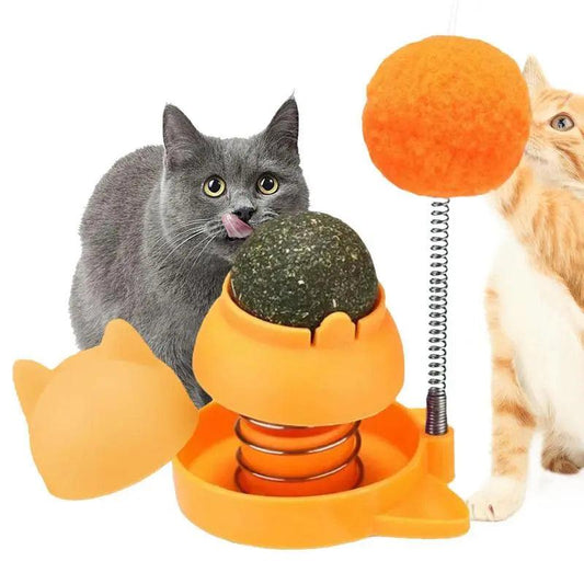 Jouet et boule d'herbe à chat - Animalerie en ligne Kat-Shop
