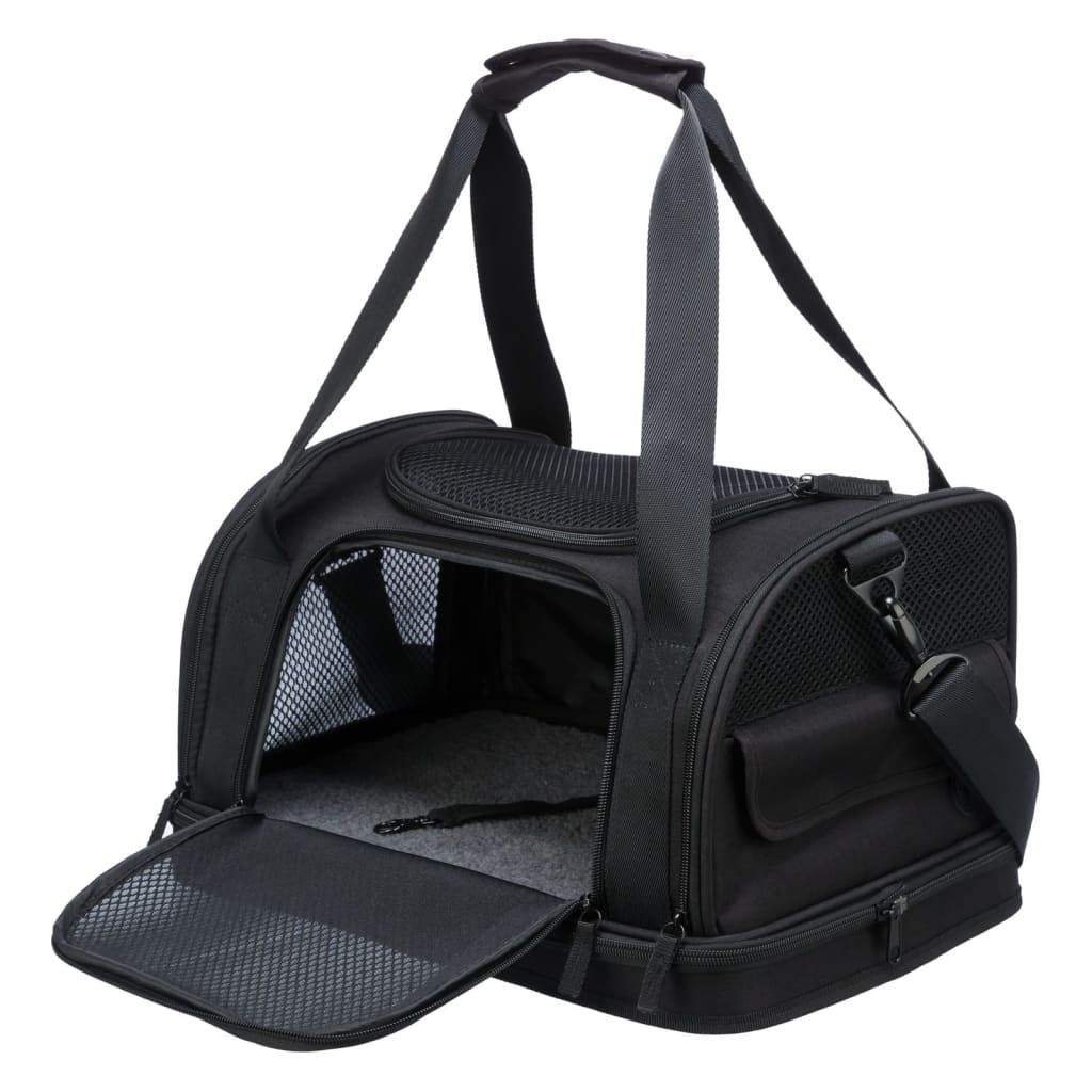 TRIXIE Cage de transport aérien pour chiens Fly 45x28x25 cm Noir