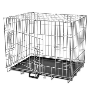 Cage métallique et pliable pour chiens L - www.kat-shop.be