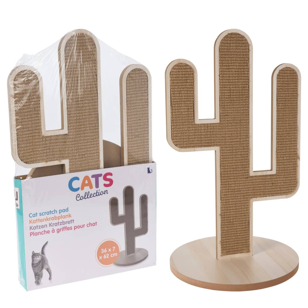 Pets Collection Grattoir à chat Cactus naturel 35x34,5x62 cm