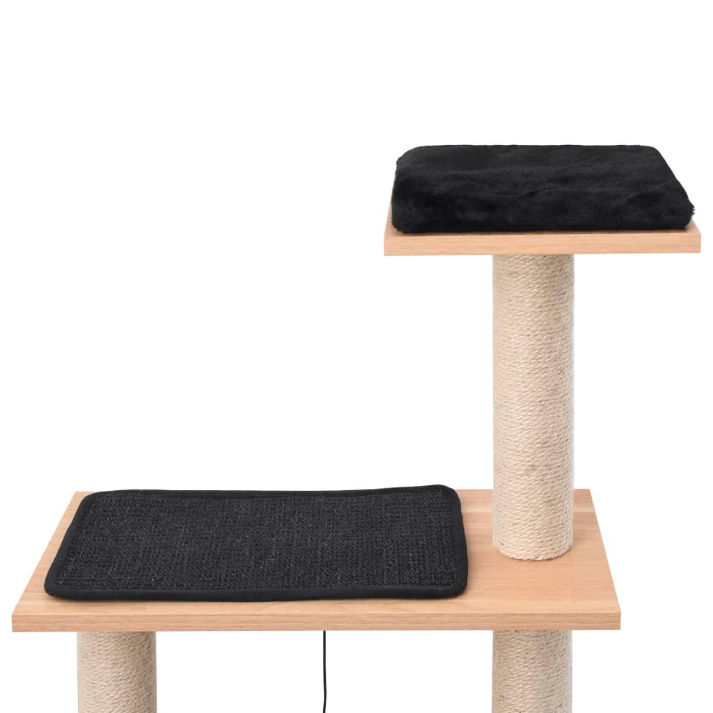 Arbre à chat avec tapis à gratter en sisal 123 cm - Animalerie en ligne Kat-Shop