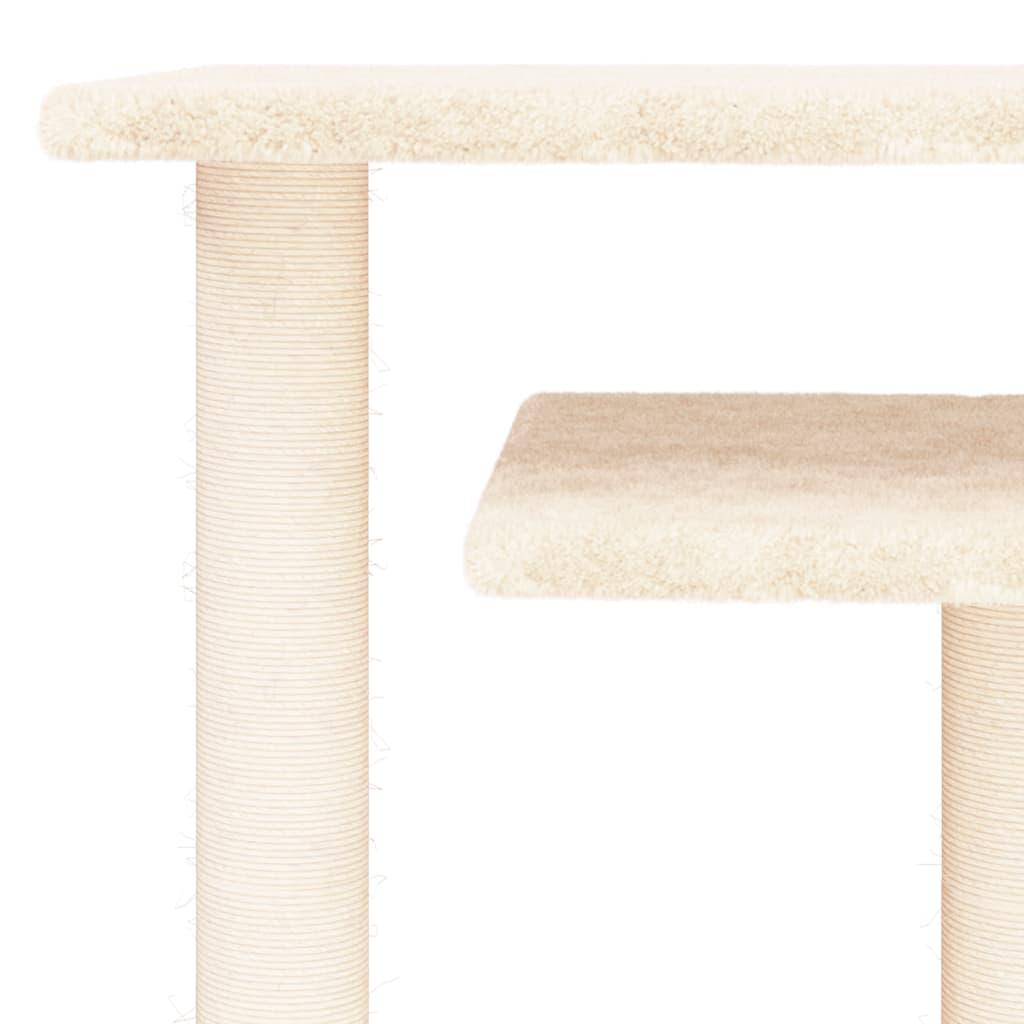 Arbres à chat avec plates-formes crème 62,5 cm - Animalerie en ligne Kat-Shop