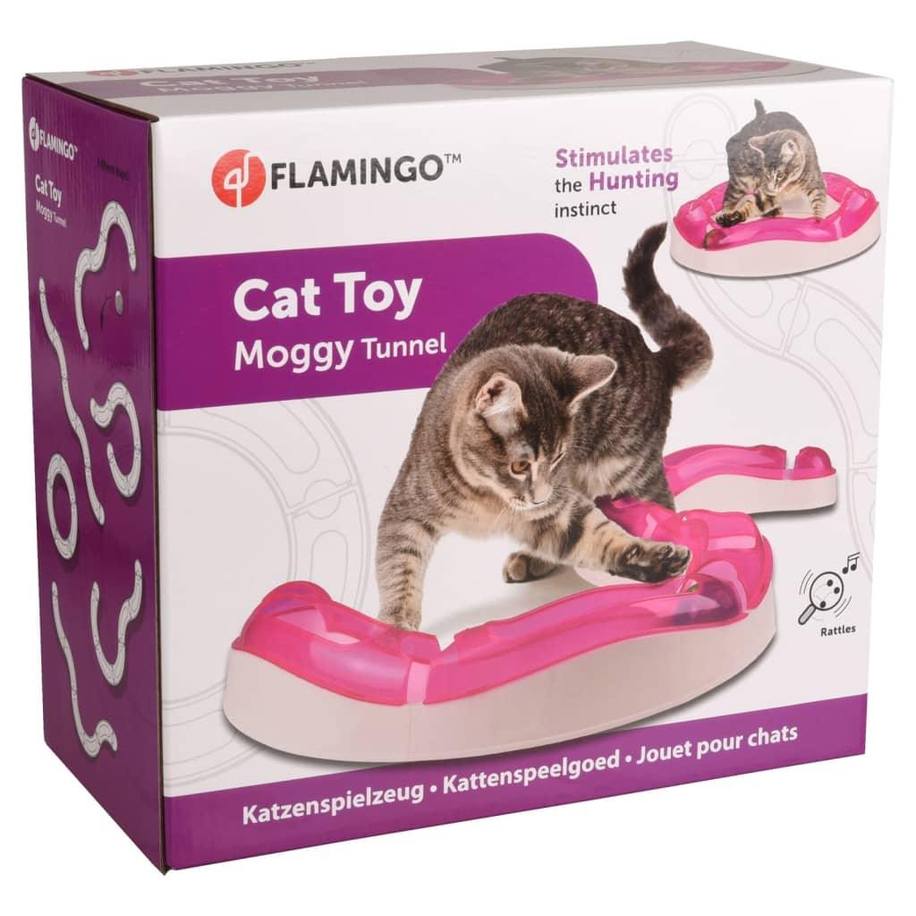 FLAMINGO Tunnel jouet pour chats Moggy 39x39x7,7 cm - Animalerie en ligne Kat-Shop
