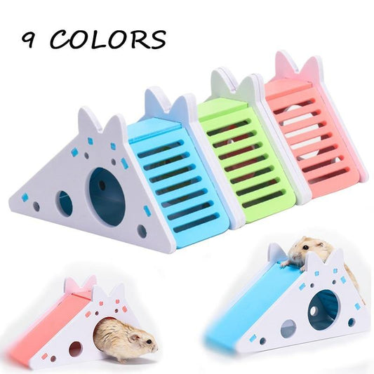 Assembled Hamster Slide Toy Guinea Pig Golden Bear Funny Breathable Hamster House Nest Chinchillas Wholesale Hamster Accessories - www.kat-shop.be