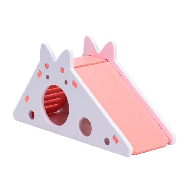 Assembled Hamster Slide Toy Guinea Pig Golden Bear Funny Breathable Hamster House Nest Chinchillas Wholesale Hamster Accessories - www.kat-shop.be