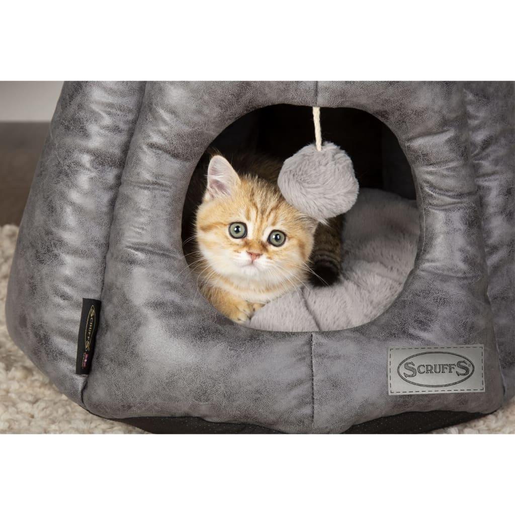 Scruffs & Tramps Lit pour chats Knightsbridge 48x38 cm Gris - Animalerie en ligne Kat-Shop