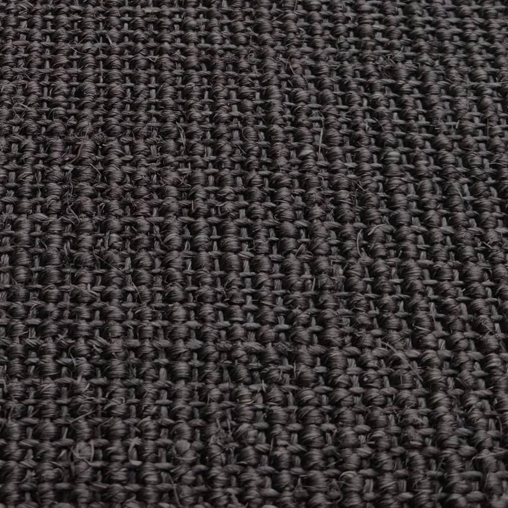 Tapis en sisal pour griffoir noir 66x200 cm - Animalerie en ligne Kat-Shop