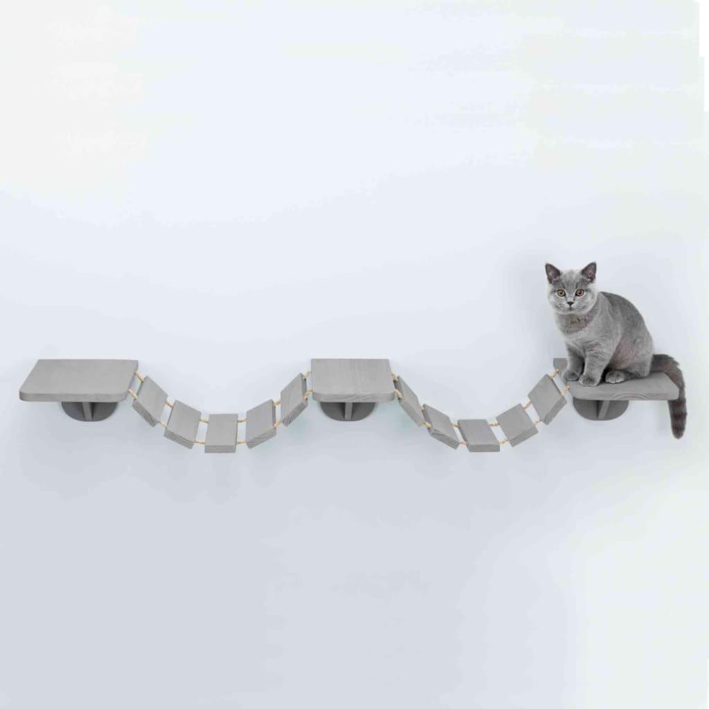 TRIXIE Échelle d'escalade murale pour chats 150x30 cm Taupe - Animalerie en ligne Kat-Shop